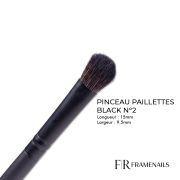 Pinceau Paillettes Black N°2