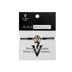Bracelet Noir VICTORIA VYNN