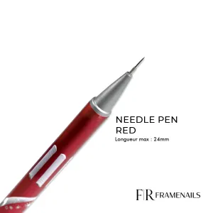 Needle Pen For Nail Art Red