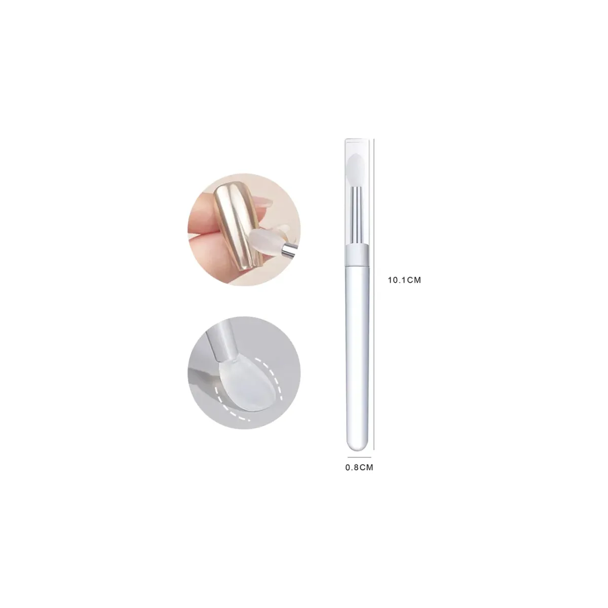 Pinceau Silicone Clear