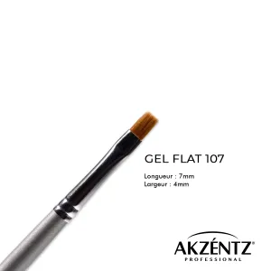 Pinceau Gel Flat 107 AKZENTZ