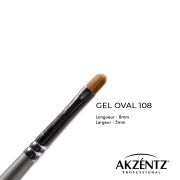 Pinceau Gel Oval 108  AKZENTZ