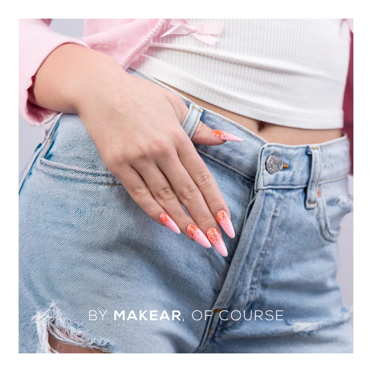 Gel Polish Premium Glitter Stars S66 Makear