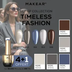 Set Gel Polish Timeless Fashion (4+1) Makear