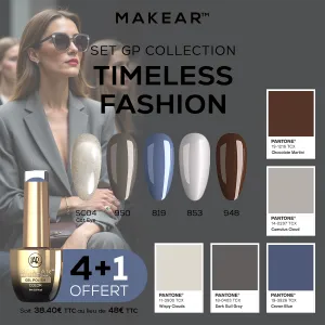 Set Gel Polish Timeless Fashion (4+1) Makear Set Gel Polish Timeless Fashion (4+1) Makear