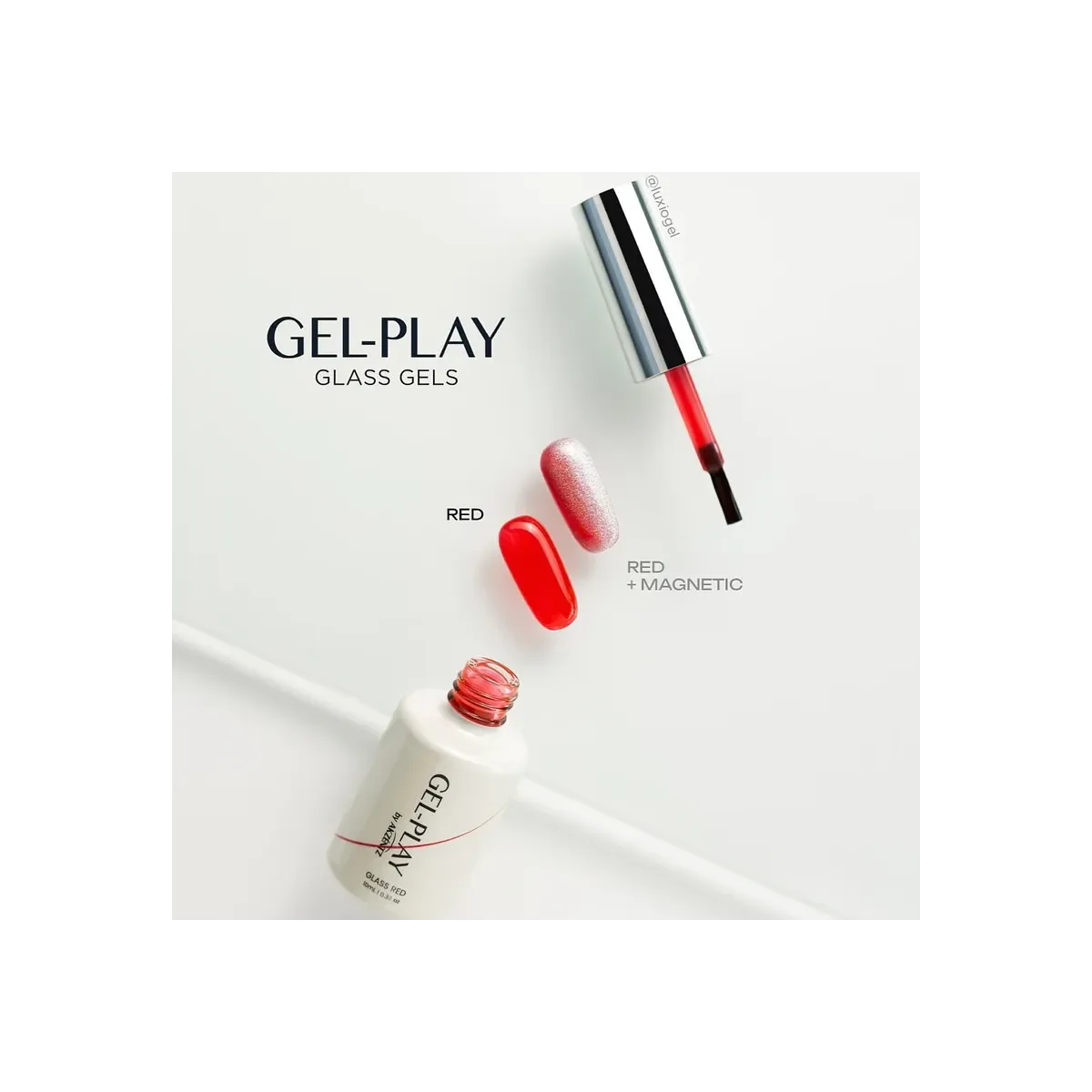 Gel Play Glass Red 10ml