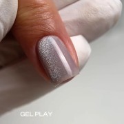 Gel Play Magnetic Clear Silver 10ml Gel Play Magnetic Clear Silver 10ml