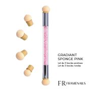 Gradiant Sponge Brush Pink