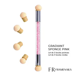 Gradiant Sponge Brush Pink Gradiant Sponge Brush Pink