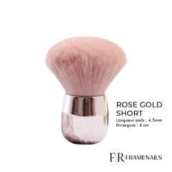 Pinceau Poussière Rose Gold Short