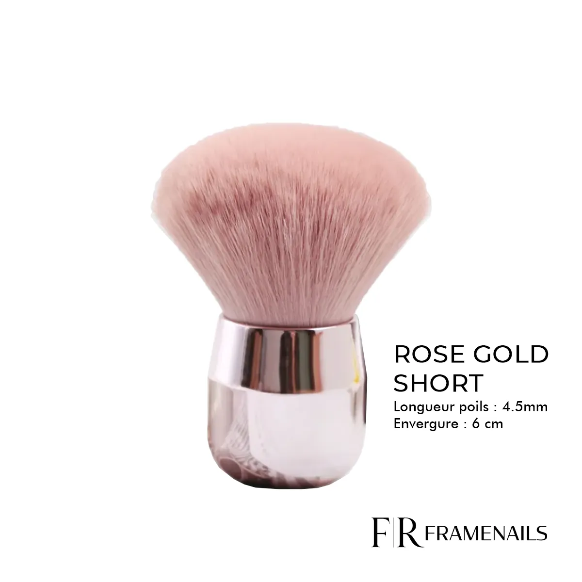 Pinceau Poussière Rose Gold Short