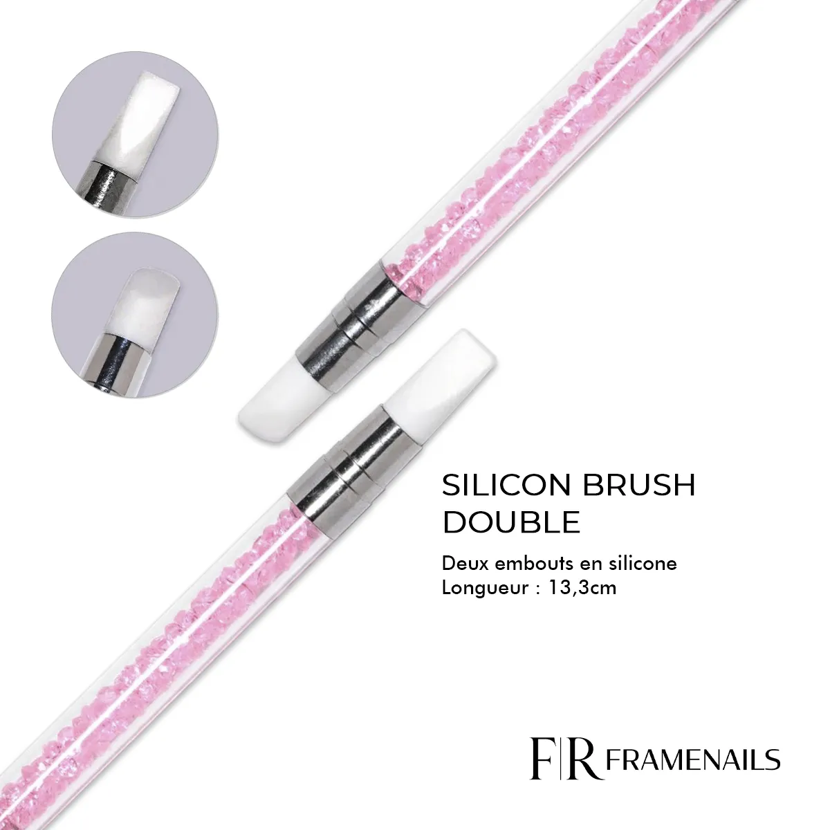 Silicon Brush Double