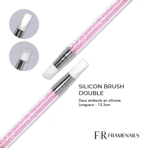 Silicon Brush Double