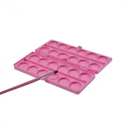 Boite 24 Godets Gel Peinture Pink