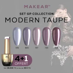 Set Gel Polish Modern Taupe (4+2) Makear
