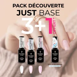 Pack Découverte Just Base (3+1 Offert Top Oh My Gloss)