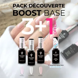 Pack Découverte Boost Base (3+1 Offert Top Oh My Gloss) Pack Découverte Boost Base (3+1 Offert Top Oh My Gloss)