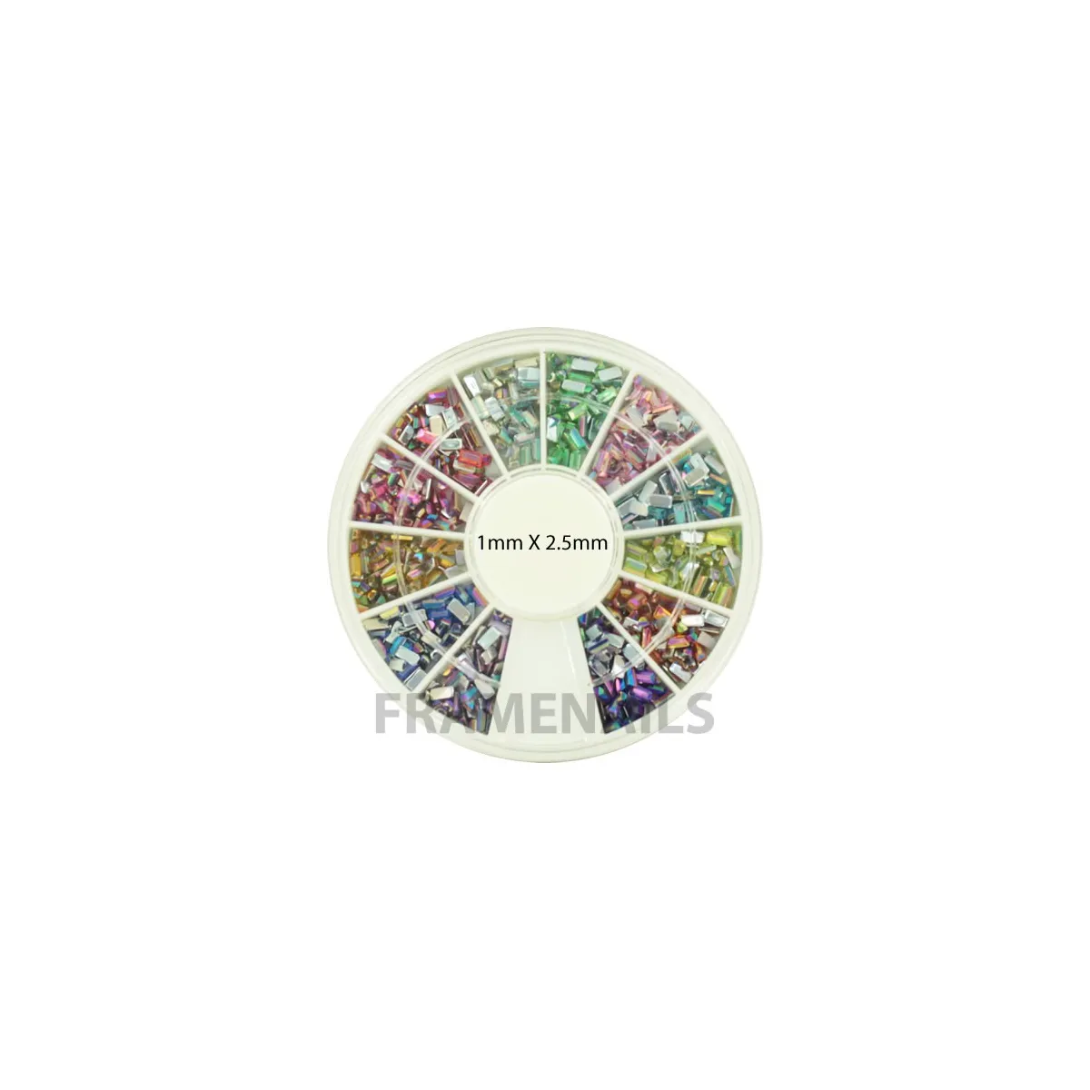  Carrousel No33 Strass Rectangles 1x2,5mm 