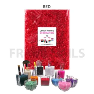 Chatons Diamond Déco Red (160gr)
