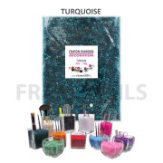 Chatons Diamond Déco Turquoise (160gr) Chatons Diamond Déco Turquoise (160gr)