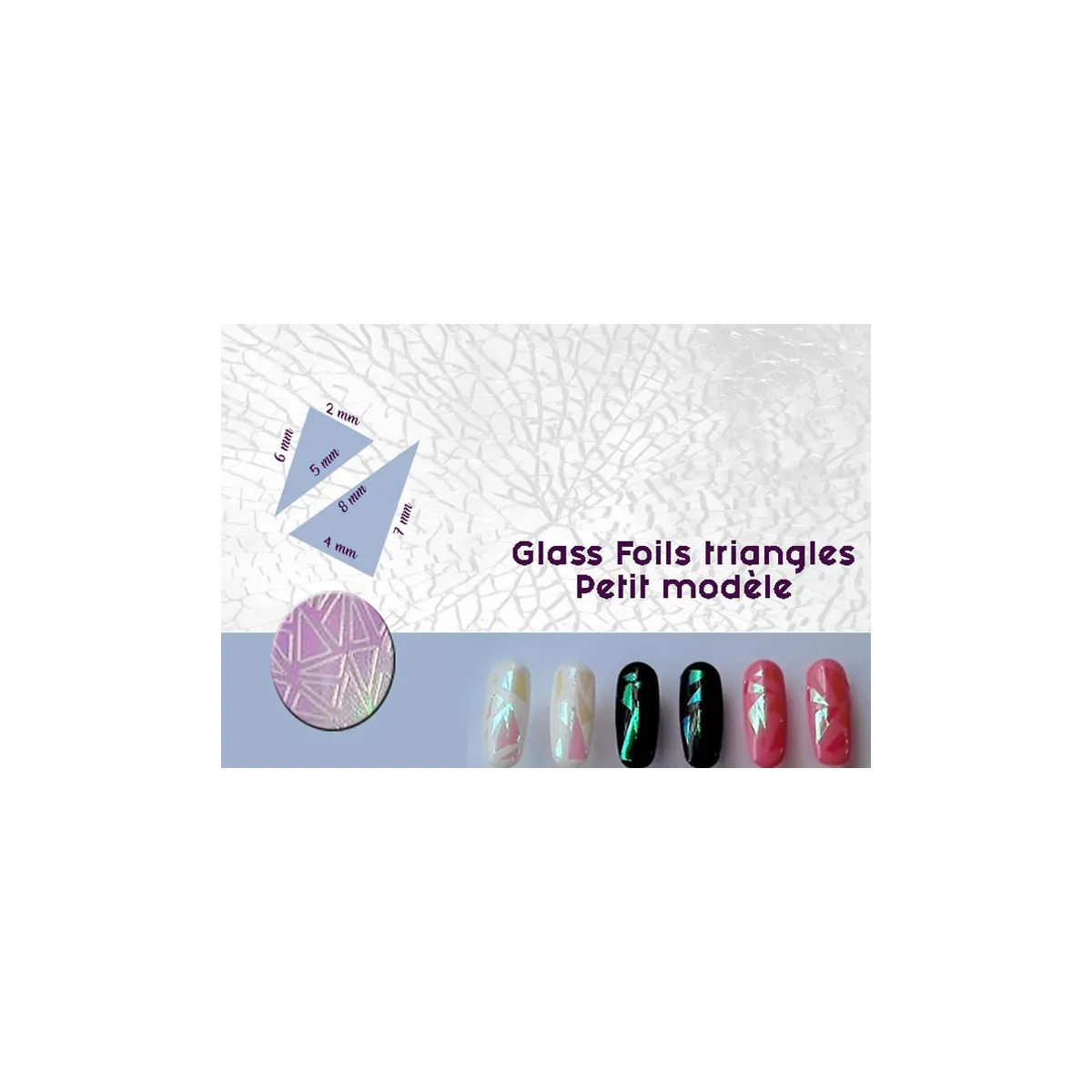 Glass Foils triangles - Petit modèle
