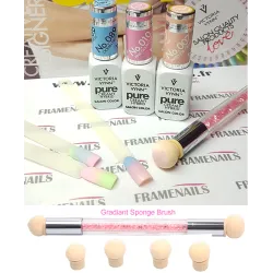 Gradiant Sponge Brush Pink